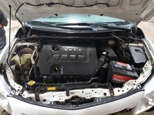 2T1BU4EE1AC506081 - 2010 TOYOTA COROLLA BASE WHITE photo 11