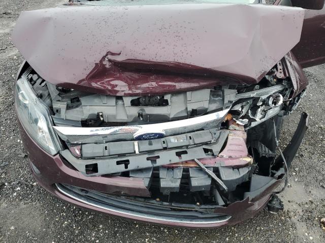 3FAHP0HA1CR299343 - 2012 FORD FUSION SE MAROON photo 11