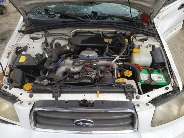 JF1SG65645G738781 - 2005 SUBARU FORESTER 2.5XS Белый фото 11