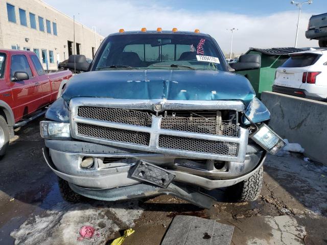 1B7MF3364WJ241550 - 1998 DODGE RAM 3500 TEAL photo 5