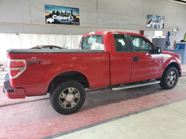 1FTEX1E89AFC80697 - 2010 FORD F150 SUPER CAB RED photo 3