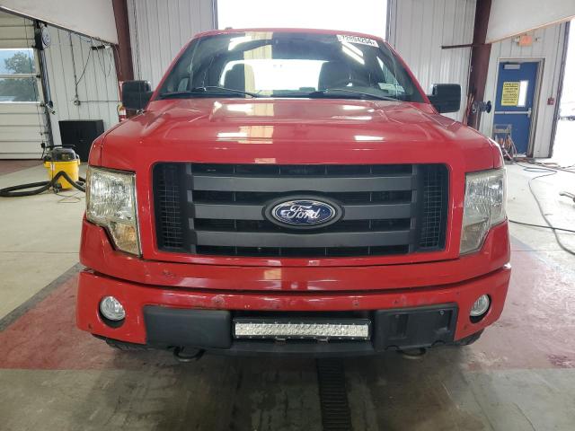 1FTEX1E89AFC80697 - 2010 FORD F150 SUPER CAB RED photo 5