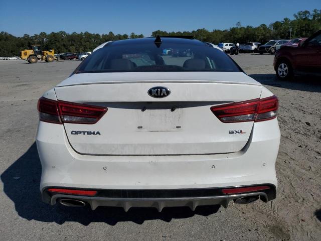 5XXGV4L21GG045753 - 2016 KIA OPTIMA SXL WHITE photo 6