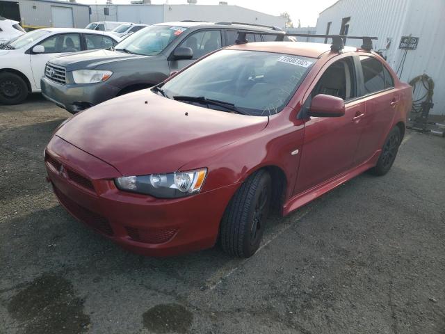 JA32U2FU9AU017357 - 2010 MITSUBISHI LANCER ES/ES SPORT BURGUNDY photo 1