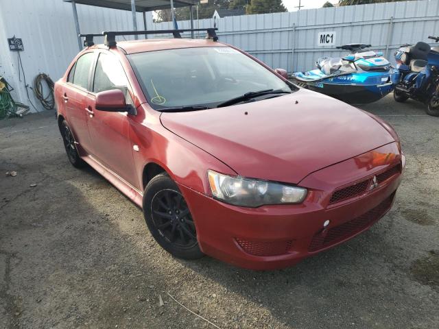 JA32U2FU9AU017357 - 2010 MITSUBISHI LANCER ES/ES SPORT BURGUNDY photo 4