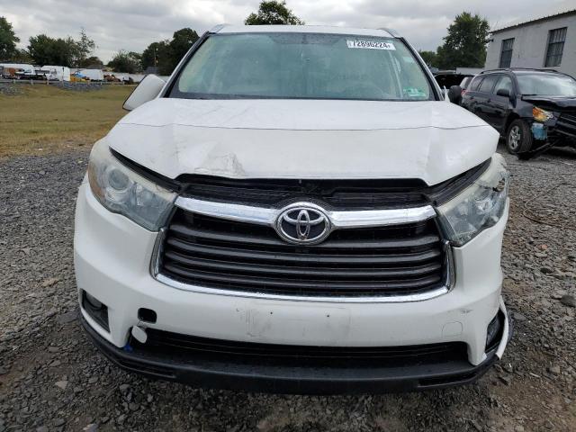 5TDJKRFH1GS280566 - 2016 TOYOTA HIGHLANDER XLE WHITE photo 5