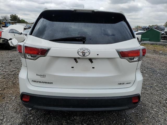 5TDJKRFH1GS280566 - 2016 TOYOTA HIGHLANDER XLE WHITE photo 6