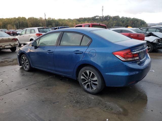 19XFB2F91DE279655 - 2013 HONDA CIVIC EXL BLUE photo 2