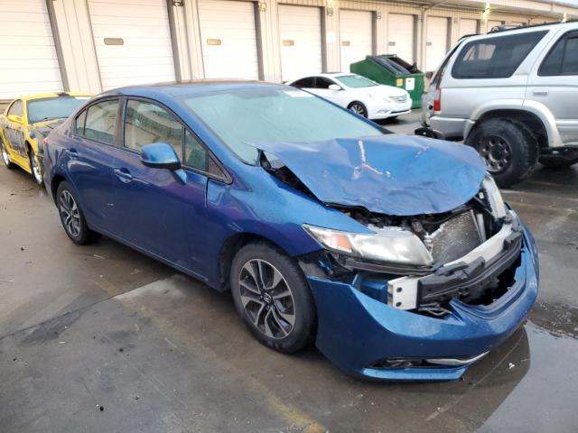 19XFB2F91DE279655 - 2013 HONDA CIVIC EXL BLUE photo 4