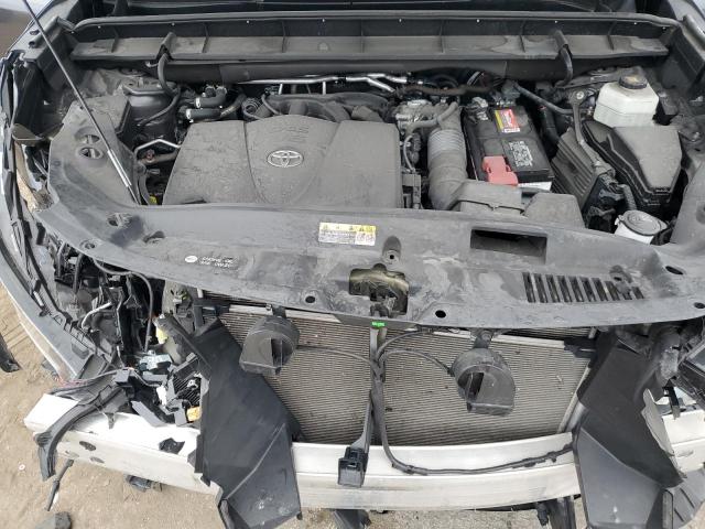 5TDGZRAH3NS538838 - 2022 TOYOTA HIGHLANDER XLE GRAY photo 11