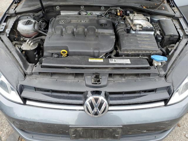 3VWCA7AU6FM507914 - 2015 VOLKSWAGEN GOLF SPORT TDI S GRAY photo 11