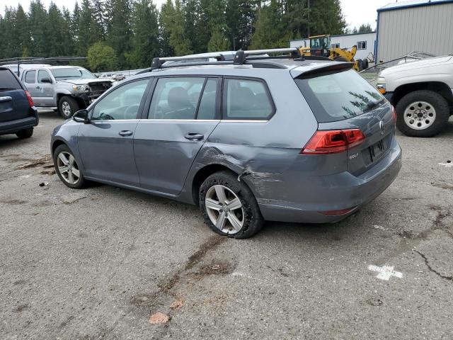 3VWCA7AU6FM507914 - 2015 VOLKSWAGEN GOLF SPORT TDI S GRAY photo 2