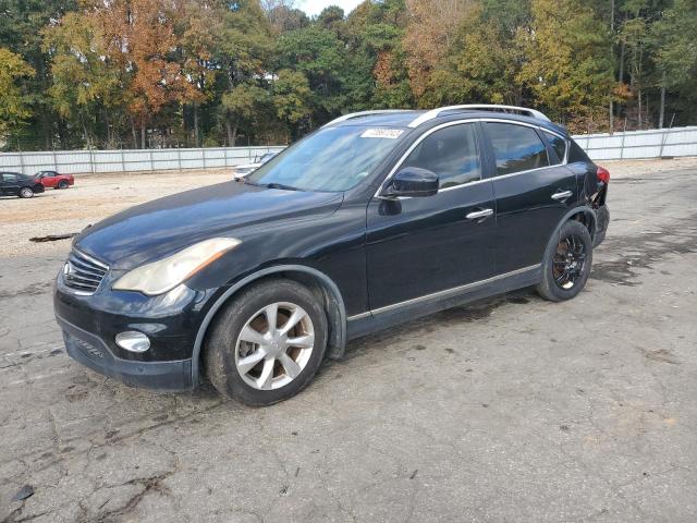 JNKAJ09EX8M304357 - 2008 INFINITI EX35 BASE BLACK photo 1