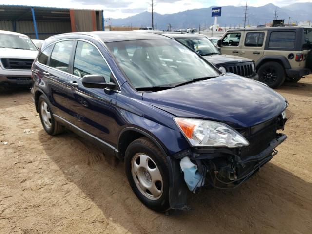 5J6RE4H30BL095007 - 2011 HONDA CR-V LX BLUE photo 4