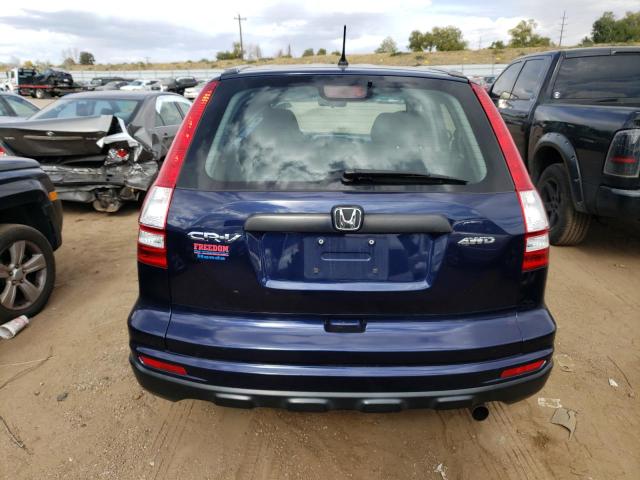 5J6RE4H30BL095007 - 2011 HONDA CR-V LX BLUE photo 6