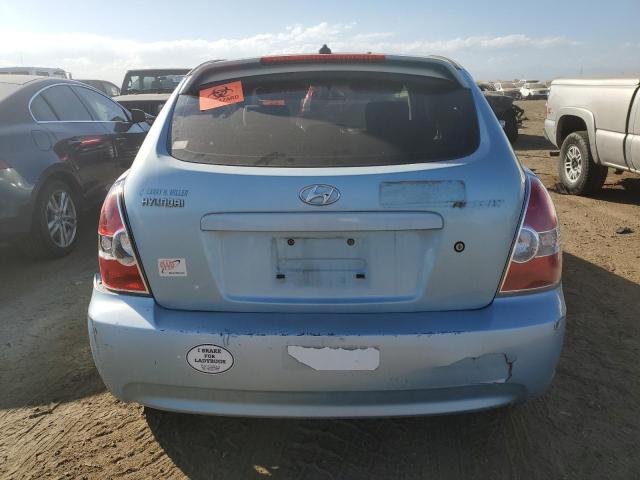 KMHCM36C38U076977 - 2008 HYUNDAI ACCENT GS BLUE photo 6