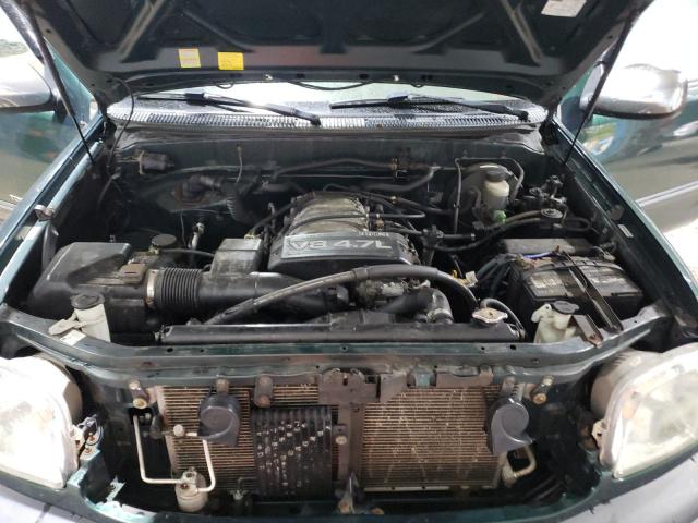 5TBBT44102S311575 - 2002 TOYOTA TUNDRA ACCESS CAB მწვანე ფოტო 11