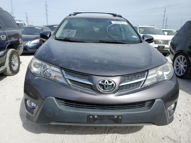 2T3WFREV6FW176735 - 2015 TOYOTA RAV4 XLE GRAY photo 5