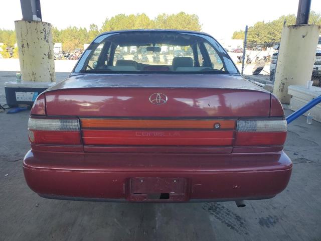 1NXBB02E3TZ438435 - 1996 TOYOTA COROLLA DX BURGUNDY photo 6