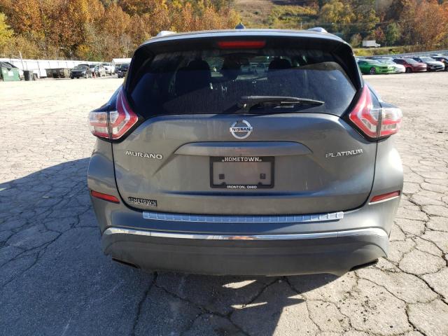 5N1AZ2MG1FN210403 - 2015 NISSAN MURANO S GRAY photo 6