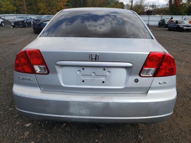 2HGES16455H512969 - 2005 HONDA CIVIC DX SILVER photo 6