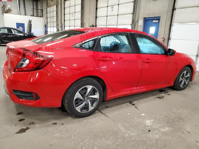 2HGFC2F64MH555660 - 2021 HONDA CIVIC LX RED photo 3