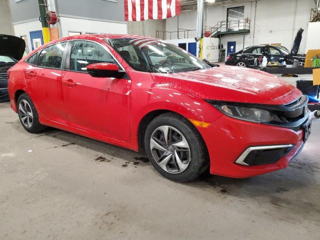 2HGFC2F64MH555660 - 2021 HONDA CIVIC LX RED photo 4