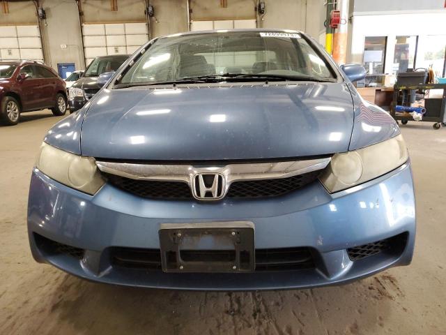 19XFA16569E046243 - 2009 HONDA CIVIC LX BLUE photo 5