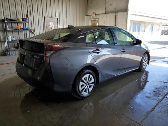 JTDKARFUXH3031707 - 2017 TOYOTA PRIUS GRAY photo 3