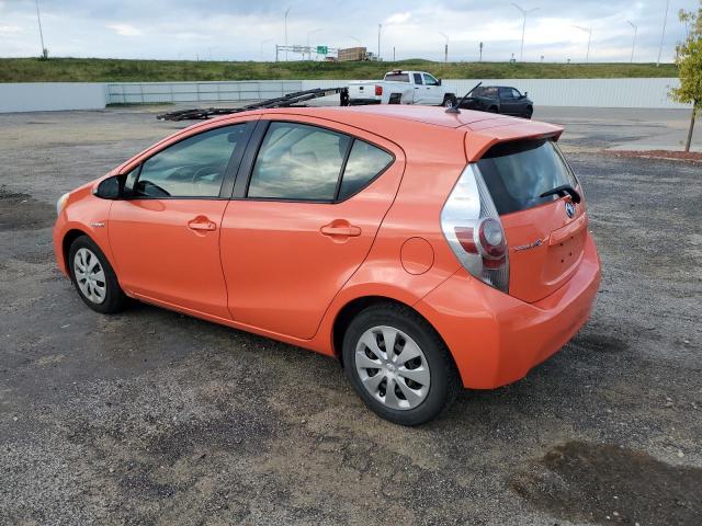 JTDKDTB34C1014942 - 2012 TOYOTA PRIUS C ORANGE photo 2