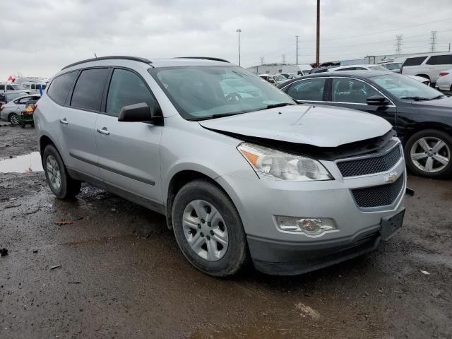 1GNKVFED0CJ316271 - 2012 CHEVROLET TRAVERSE LS SILVER photo 4