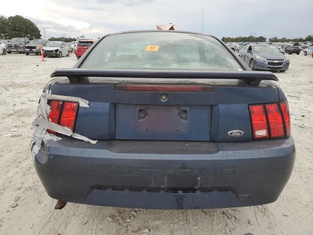 1FAFP40402F150633 - 2002 FORD MUSTANG BLUE photo 6