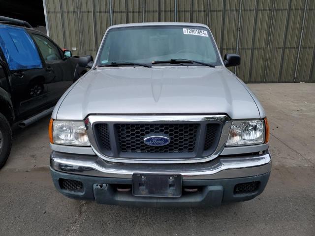 1FTZR15E44TA10476 - 2004 FORD RANGER SUPER CAB SILVER photo 5