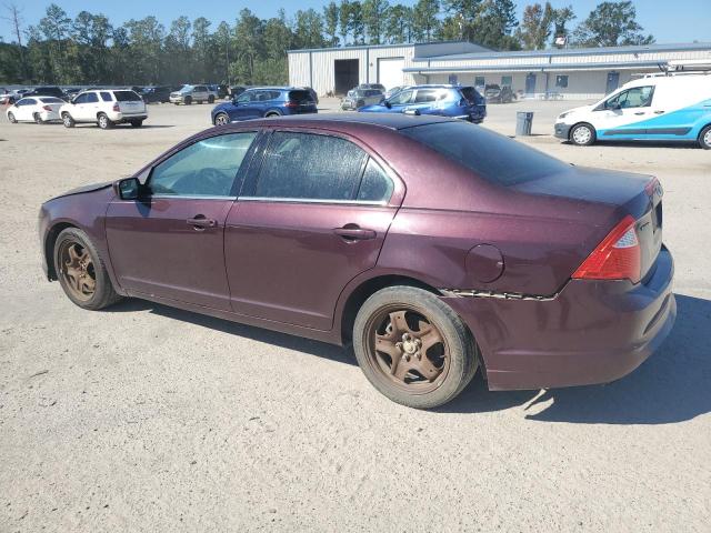 3FAHP0HA8BR213928 - 2011 FORD FUSION SE MAROON photo 2