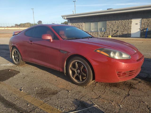 KMHHN66F07U254244 - 2007 HYUNDAI TIBURON GT RED photo 4