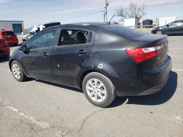 KNADN4A39D6299989 - 2013 KIA RIO EX BLACK photo 2