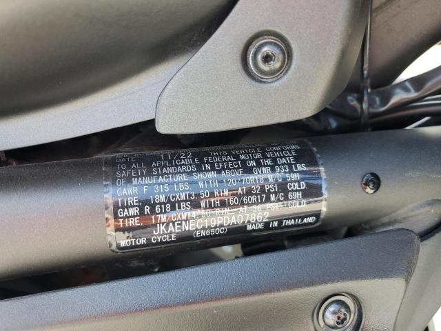 JKAENEC19PDA07862 - 2023 KAWASAKI EN650 C შავი ფოტო 9