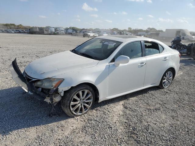 JTHCK262085015753 - 2008 LEXUS IS 250 WHITE photo 1