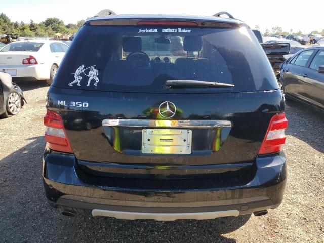 4JGBB86E76A074888 - 2006 MERCEDES-BENZ ML 350 BLACK photo 6