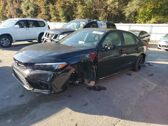 2HGFE2F50NH593406 - 2022 HONDA CIVIC SPORT შავი ფოტო 1