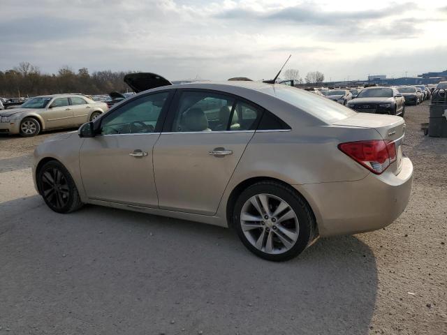 1G1PH5S96B7266318 - 2011 CHEVROLET CRUZE LTZ GOLD photo 2