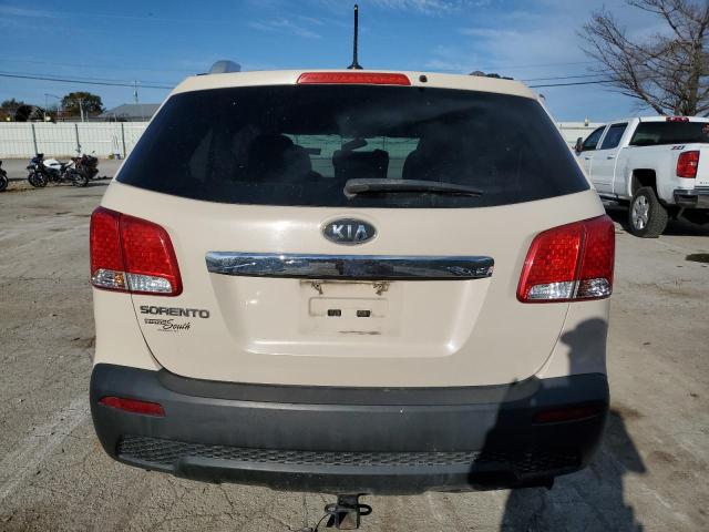 5XYKT4A21BG114593 - 2011 KIA SORENTO BASE CREAM photo 6