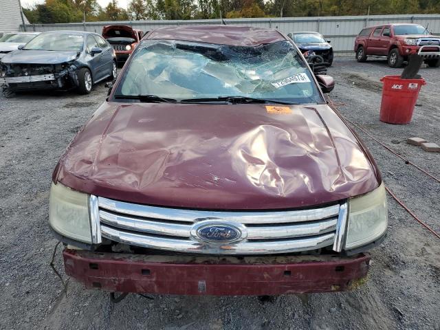 1FAHP24W28G168241 - 2008 FORD TAURUS SEL BURGUNDY photo 5