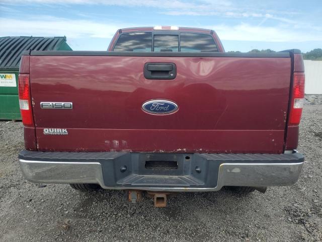 1FTPX14575NA72443 - 2005 FORD F150 RED photo 6