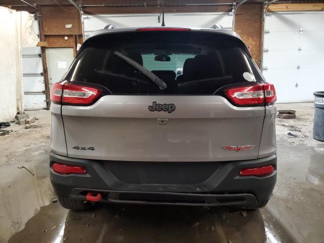 1C4PJMBS7GW326337 - 2016 JEEP CHEROKEE TRAILHAWK SILVER photo 6