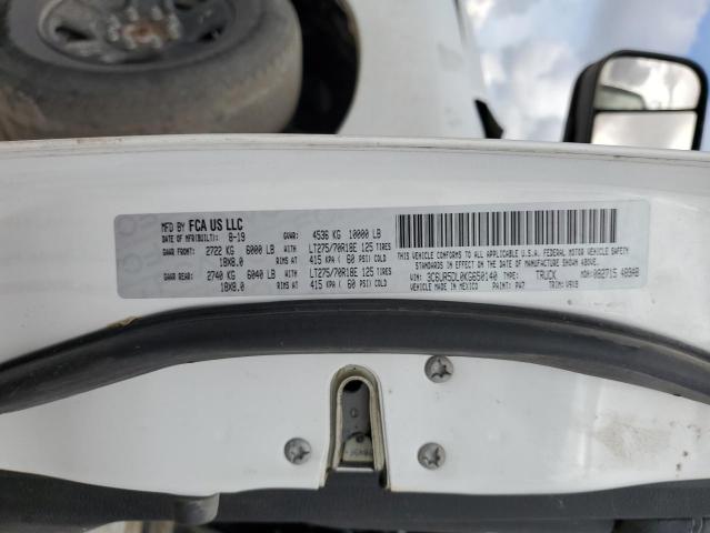 3C6UR5DL0KG650140 - 2019 RAM 2500 BIG HORN WHITE photo 12