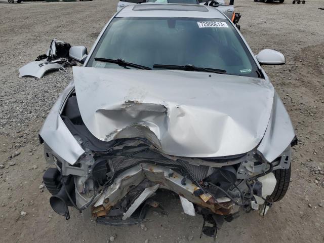 1G1ZE5EB3A4117042 - 2010 CHEVROLET MALIBU LTZ ვერცხლისფერი ფოტო 5