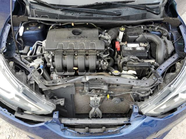 3N1AB7AP7KY256988 - 2019 NISSAN SENTRA S BLUE photo 11