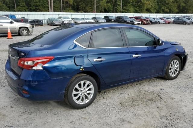 3N1AB7AP7KY256988 - 2019 NISSAN SENTRA S BLUE photo 3