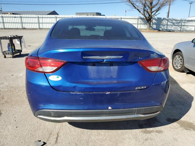 1C3CCCAB2FN655492 - 2015 CHRYSLER 200 LIMITED BLUE photo 6